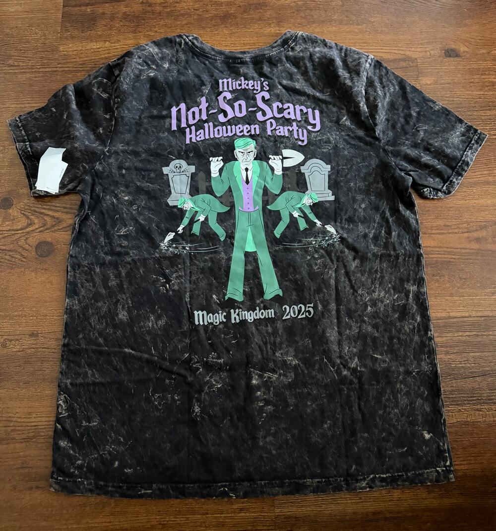 Disney World Haunted Mansion Not so Scary Halloween Party M NWT